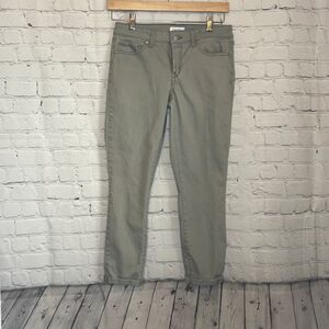 Jessica Simpson Pale Green Women’s Rolled Crop Skinny Jeans size 6